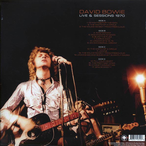 David Bowie - Live & Sessions 1970 (ltd. ed.) (2xLP) (clear vinyl)