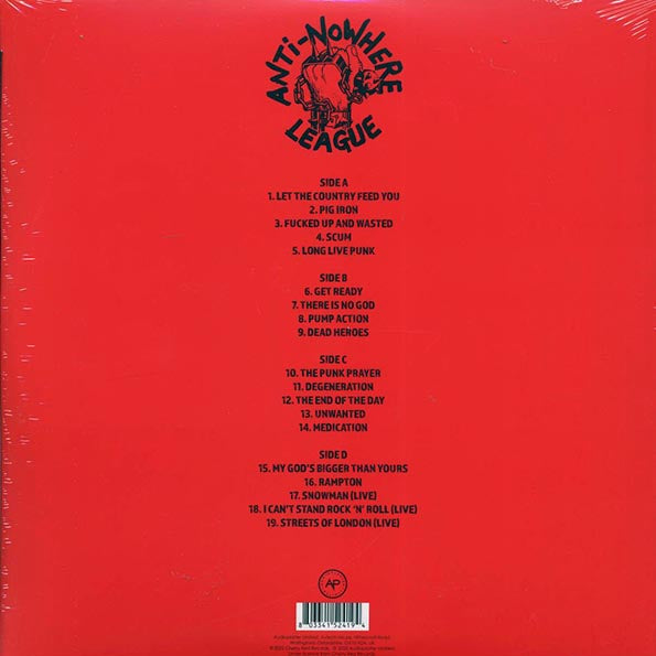 Anti-Nowhere League - The Best Of Anti-Nowhere League (ltd. ed.) (2xLP) (red vinyl)