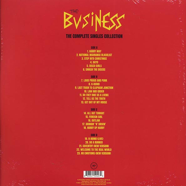 The Business - The Complete Singles Collection (ltd. ed.) (2xLP) (red vinyl)