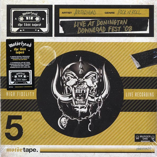 Motorhead - The Lost Tapes Volume 5: Live At Donington Download Fest '08 (ltd. ed.) (2xLP) (yellow vinyl)