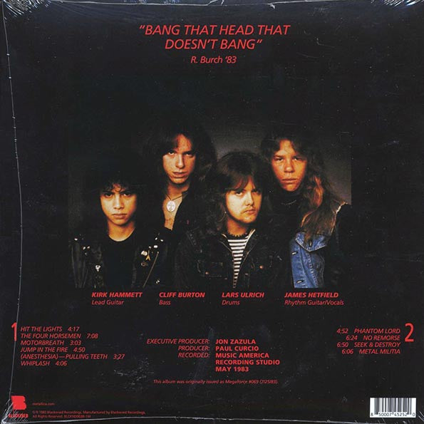Metallica - Kill 'Em All (ltd. ed.) (remastered) (red vinyl)