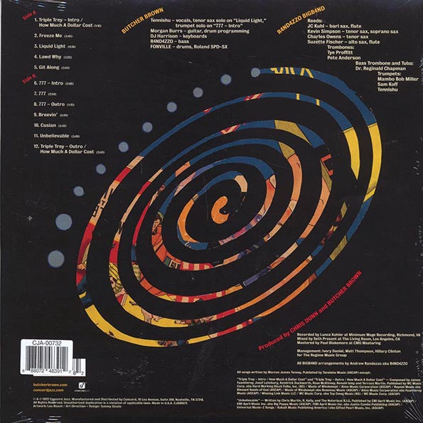 Butcher Brown, Tennishu, R4nd4zzo Bigb4nd - Triple Trey (ltd. ed.) (blue vinyl) (incl. 7")