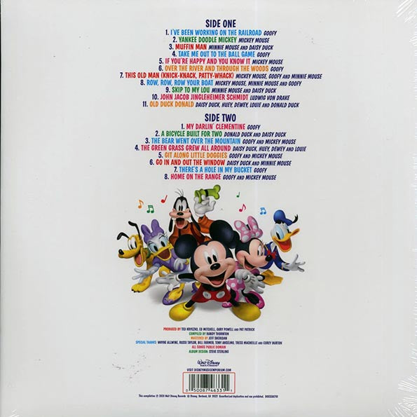 Mickey Mouse, Goofy, Donald Duck, Etc. - Disney Childrens Favorites With Mickey And Pals (red vinyl)
