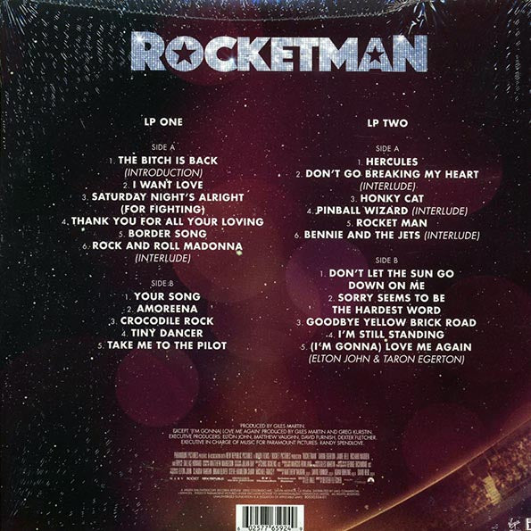 Taron Egerton, Elton John, Etc. - Rocketman: Music From The Motion Picture (2xLP)