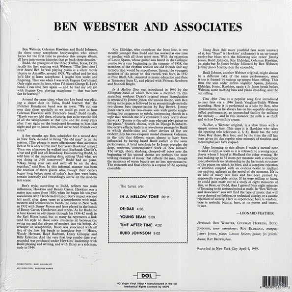 Ben Webster - Ben Webster & Associates (180g)