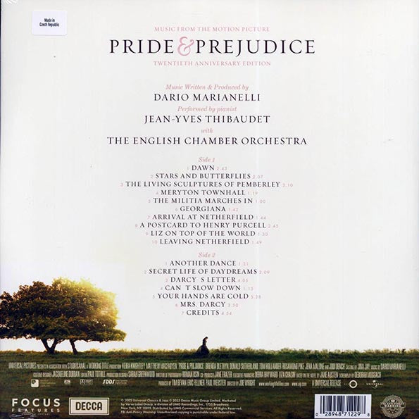 Dario Marianelli, Jean-Yves Thibaudet - Pride & Prejudice: Music From The Motion Picture (Twentieth Anniversary Edition) (ltd. ed.) (pink/baby blue swirl)