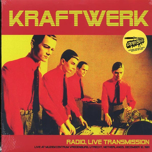 Kraftwerk - Radio, Live Transmission: Live At Muziekcentrum Vrendenburg, Utrecht, Netherlands, December 10, 1981 (ltd. 300 copies made) (colored vinyl)