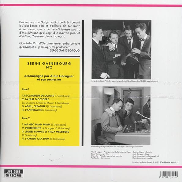 Serge Gainsbourg - No. 2: Avec Alain Goraguer Orchestre