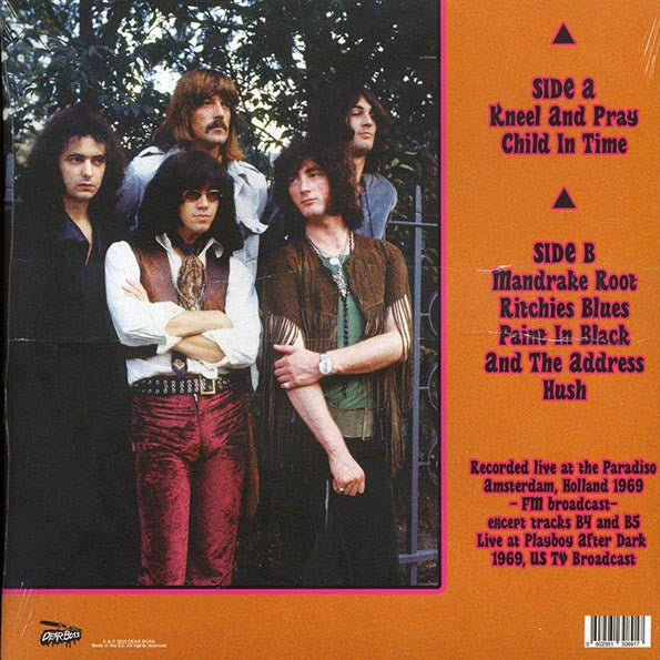 Deep Purple - Amsterdamned: Live At The Paradiso, Amsterdam 1969 (ltd. 300 copies made) (orange vinyl)