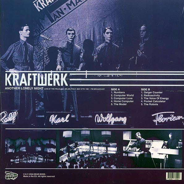 Kraftwerk - Another Lonely Night: Live At The Palalido, Milan, Italy, May 27th 1981 (ltd. 300 copies made) (splatter vinyl)