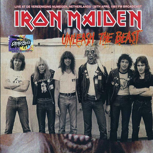 Iron Maiden - Unleash The Beast: Live At De Vereeniging Nijmegen, Netherlands 28th April 1981 FM Broadcast (ltd. 500 copies made) (pink vinyl)