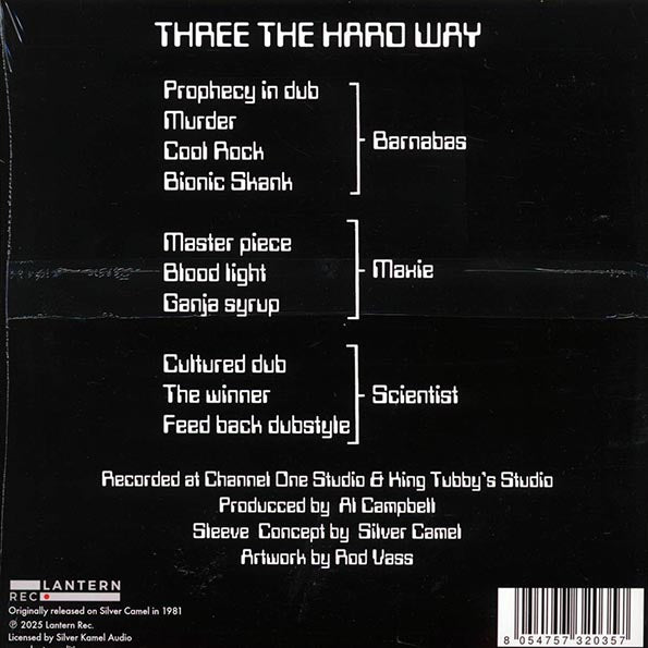 Maxie, Scientist, Barnabas - Three The Hard Way