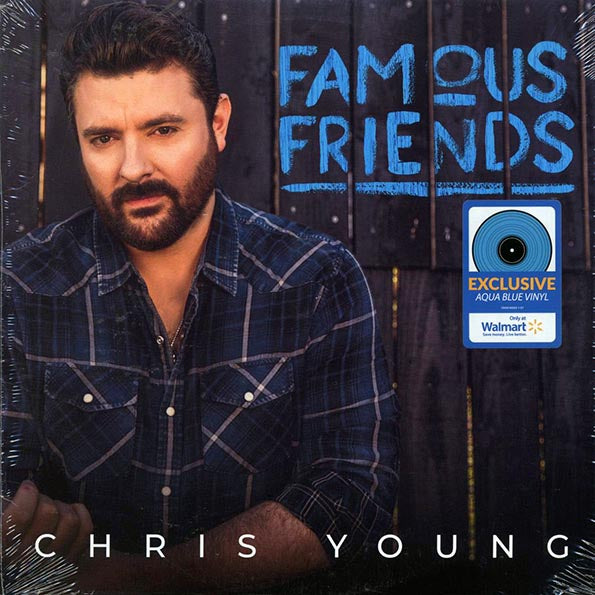 Chris Young - Famous Friends (aqua blue vinyl)