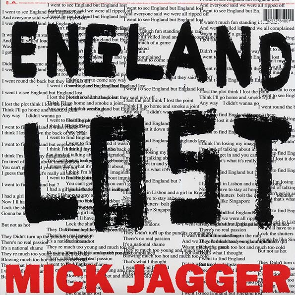 Mick Jagger - Gotta Get A Grip, England Lost