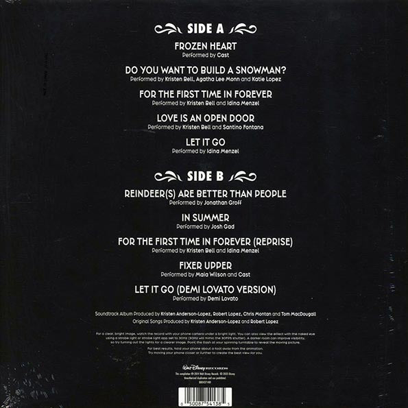 Various - Frozen: The Songs (zeotrope vinyl) (picture disc)