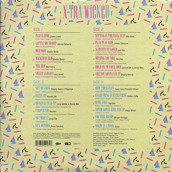 Bobby Digital, Johnny Osbourne, Shabba Ranks, Half Pint, Garnett Silk, Daddy Lizard, Cocoa Tea, Etc. - X-Tra Wicked (2xLP)