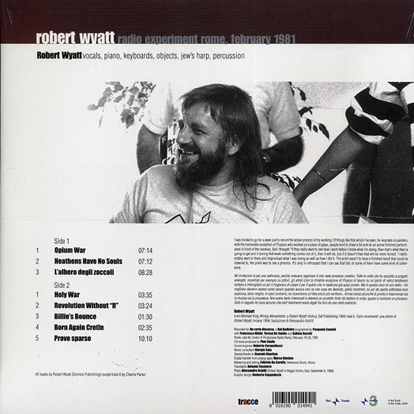 Robert Wyatt - Radio Experiment Rome, February 1981