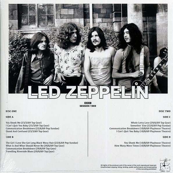 Led Zeppelin - BBC Session 1969 (2xLP)
