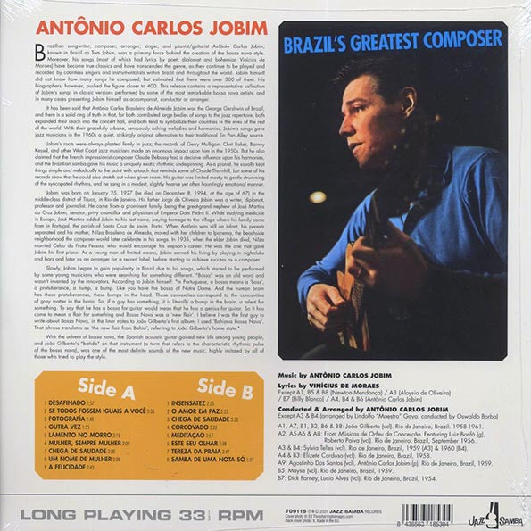 Antonio Carlos Jobim - Brazil’s Greatest Composer (+bonus tracks) (ltd. ed.) (180g)
