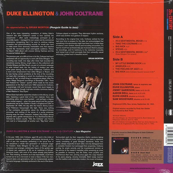 Duke Ellington, John Coltrane - Duke Ellington & John Coltrane (+2 bonus tracks) (ltd. ed.) (180g) (red vinyl)