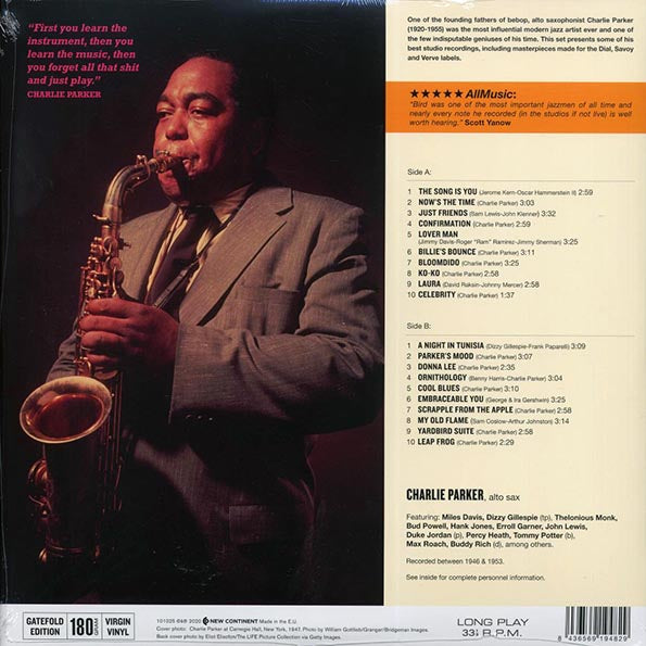 Charlie Parker - The Hits (ltd. ed.) (180g)