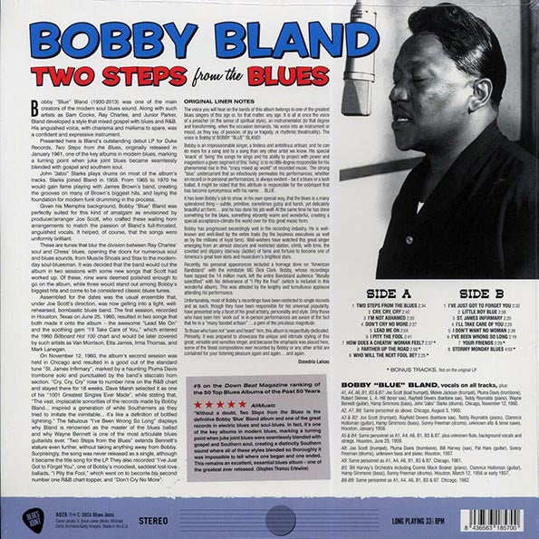Bobby Bland - Two Steps From The Blues (+5 bonus tracks) (ltd. ed.) (180g)