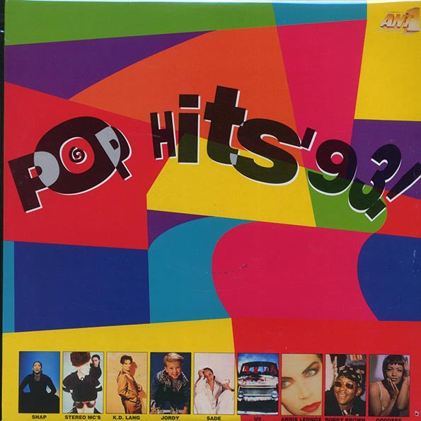 Sade, Stereo MC's, Mary J Blige, U2, KD Lang, Etc. - Pop Hits '93! (1993 ORIGINAL PRESS) (orig. press) (2xLP)