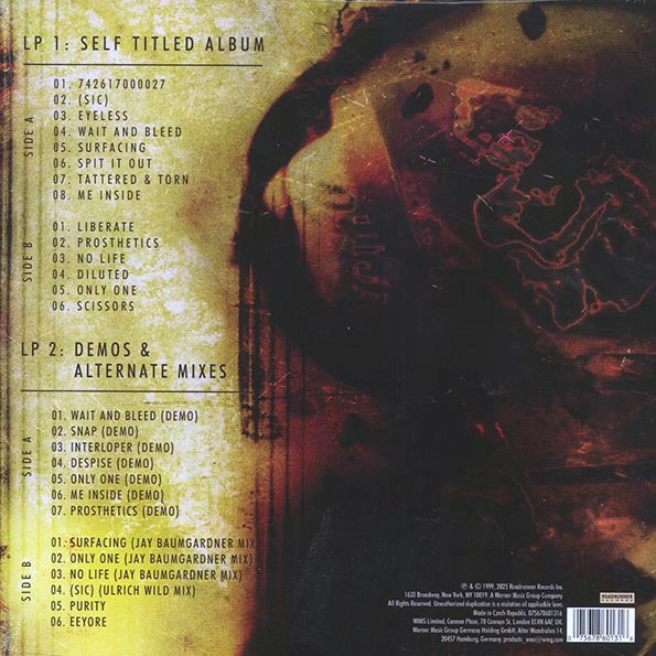 Slipknot - Slipknot (25th Anniv. Ed.) (+13 bonus tracks) (ltd. ed.) (2xLP) (red/black vinyl) (deluxe edition)