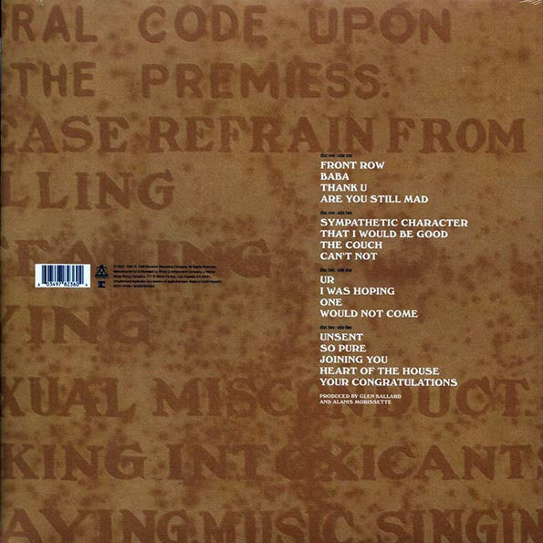 Alanis Morissette - Supposed Former Infatuation Junkie: The Thank U Edition (ltd. ed.) (2xLP) (clear vinyl)