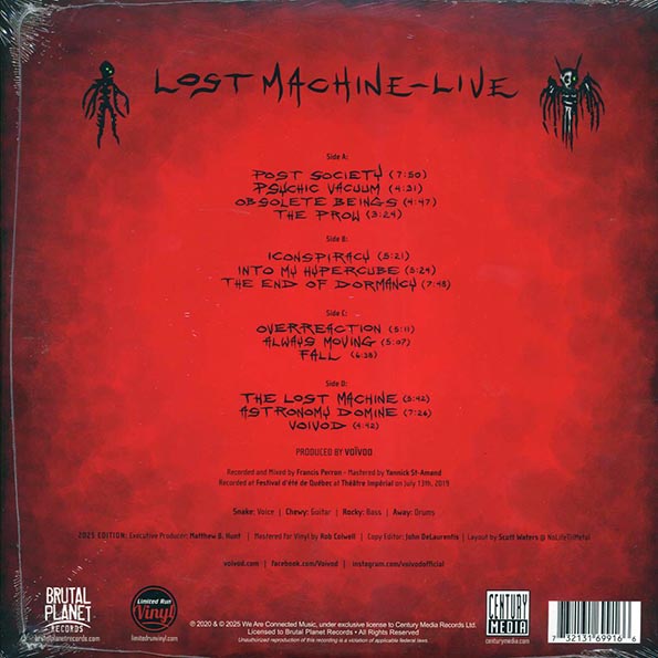 Voivod - Lost Machine - Live (RSD 2025) (ltd. ed.) (2xLP) (orange/strawberry swirl vinyl)