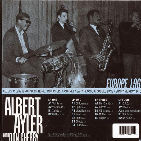Albert Ayler, Don Cherry - Europe 1964 (RSD 2025) (ltd. ed.) (4xLP) (box set)