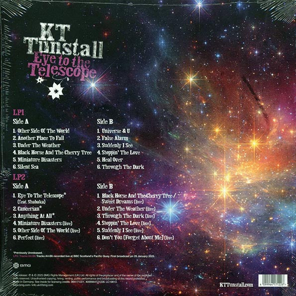 KT Tunstall - Eye To The Telescope: Stargazer Edition (20th Anniv. Ed.) (+3 bonus tracks) (2xLP) (pink/blue vinyl)