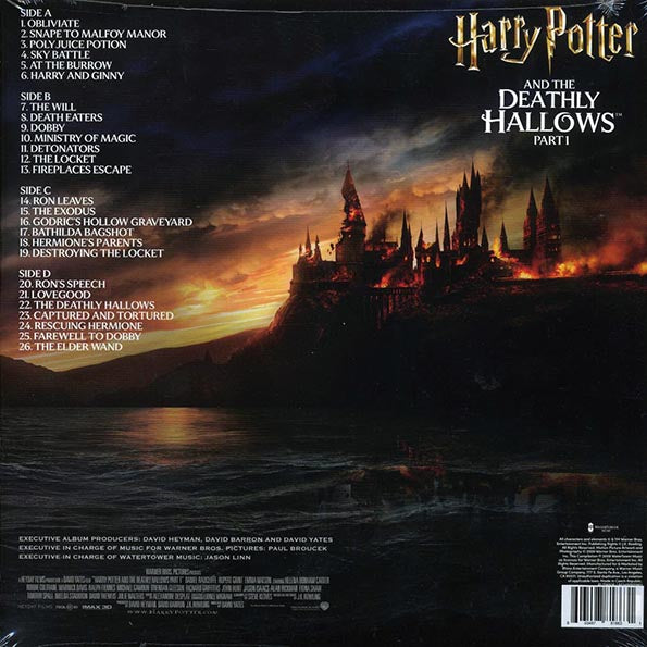 Alexandre Desplat - Harry Potter And The Deathly Hallows Part 1: Original Motion Picture Soundtrack (2xLP) (clear vinyl)