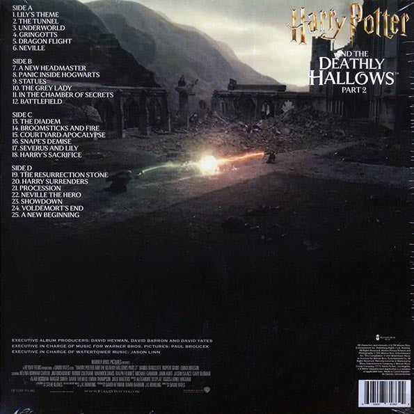 Alexandre Desplat - Harry Potter And The Deathly Hallows Part 2: Original Motion Picture Soundtrack (2xLP) (clear vinyl)