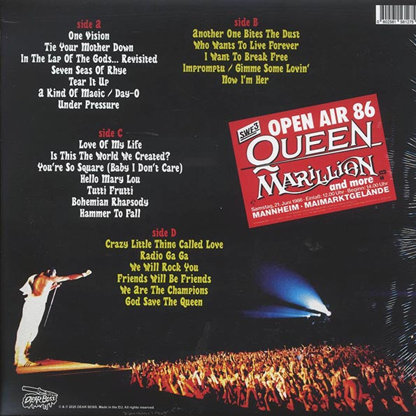 Queen - Reigns The World! Live In Mannheim 1986 (ltd. 300 copies made) (2xLP) (green marbled vinyl)