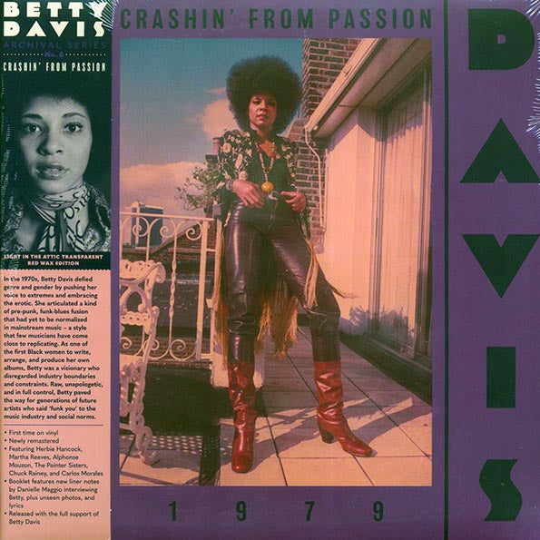 Betty Davis - Crashin' From Passion (red vinyl)