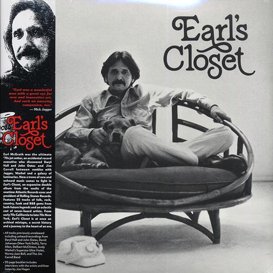 Daryl Hall & John Oates, Kazoo Singers, Delbert & Glen, Terry Allen, Etc. - Earl's Closet: The Lost Archive Of Earl McGrath, 1970 To 1980 (orig. press) (2xLP)