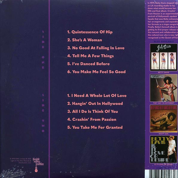 Betty Davis - Crashin' From Passion
