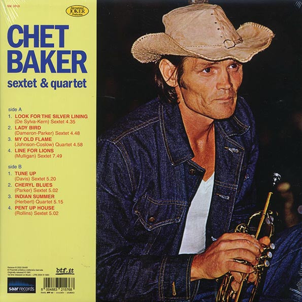 Chet Baker - Sextet & Quartet (RSD 2022) (180g) (yellow vinyl)