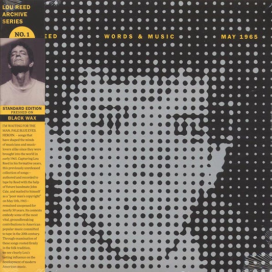 Lou Reed - Words & Music, May 1965 (yellow vinyl) (RTI press)