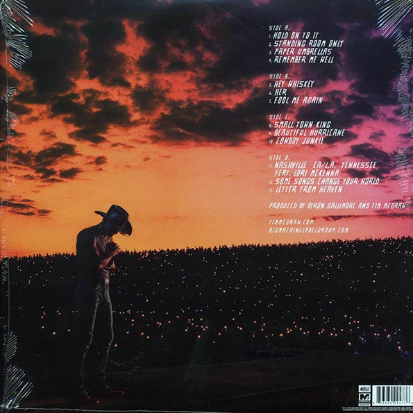 Tim McGraw - Standing Room Only (2xLP) (clear vinyl)