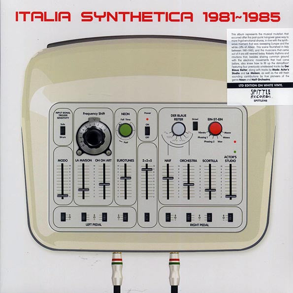 Various - Italia Synthetica 1981-1985 (ltd. ed.) (white vinyl)