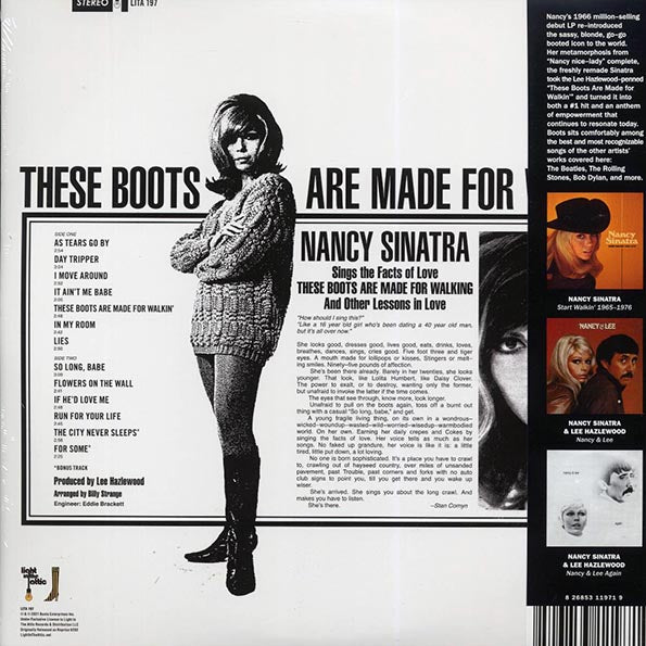 Nancy Sinatra - Boots (+2 bonus tracks) (blue swirl vinyl) (RTI press)