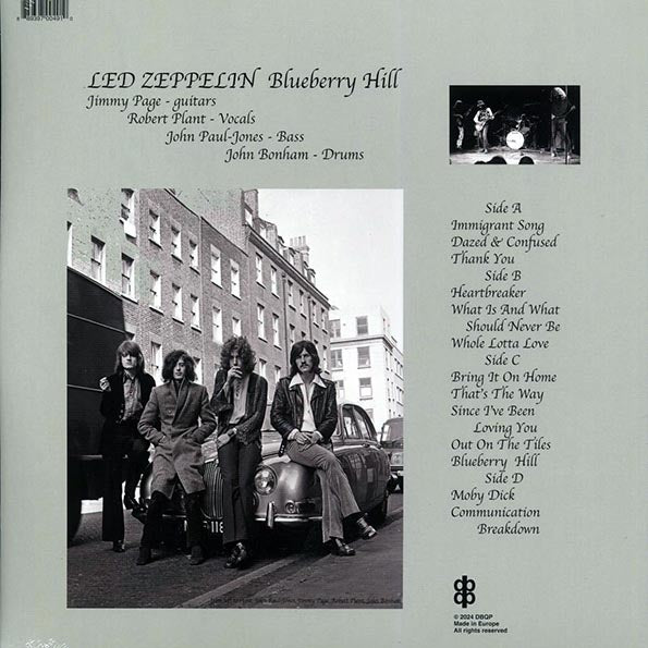 Led Zeppelin - Live On Blueberry Hill, Inglewood, September 4th, 1970 (2xLP)