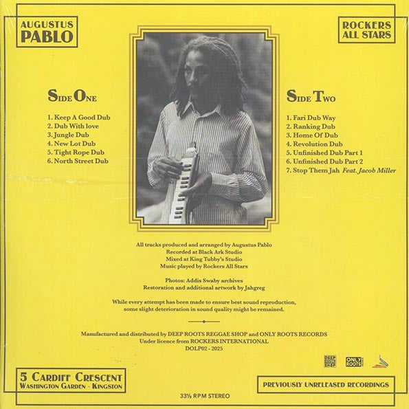 Augustus Pablo - King Tubbys Meets Rockers At 5 Cardiff Crescent, Washington Garden, Kingston