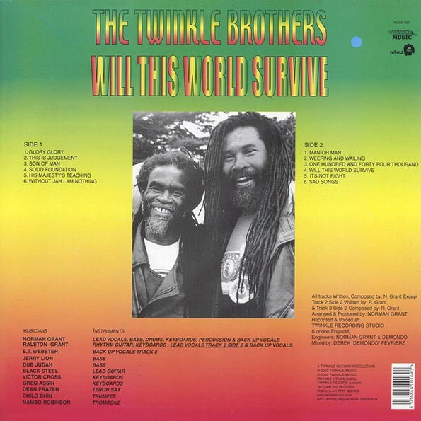 Twinkle Brothers - Will This World Survive