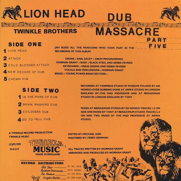 Twinkle Brothers - Dub Massacre Part 5: Lion Head
