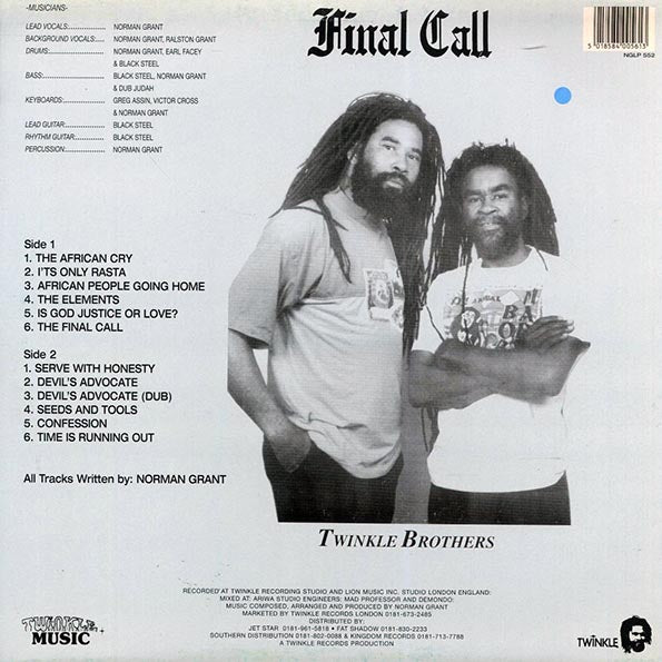 Twinkle Brothers - Final Call