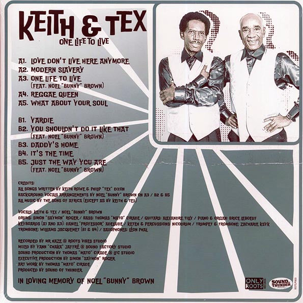 Keith & Tex - One Life To Live