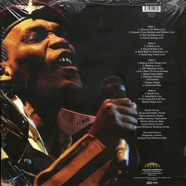 Desmond Dekker - The King Of Ska: Live At Dingwalls (2xLP) (180g)